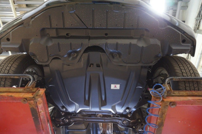 Toyota Venza (12–) Защита картера + АКПП + КПП, композит 8 мм (V-2,7, AWD)