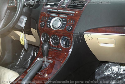 Декоративные накладки салона Mazda Mazda3 2010-2013 полный набор, Механическая коробка передач
